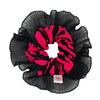 Scrunchies Rumba Simple Negro y Rojo