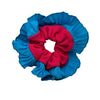 Scrunchies Rumba Simple Rojo y Azul