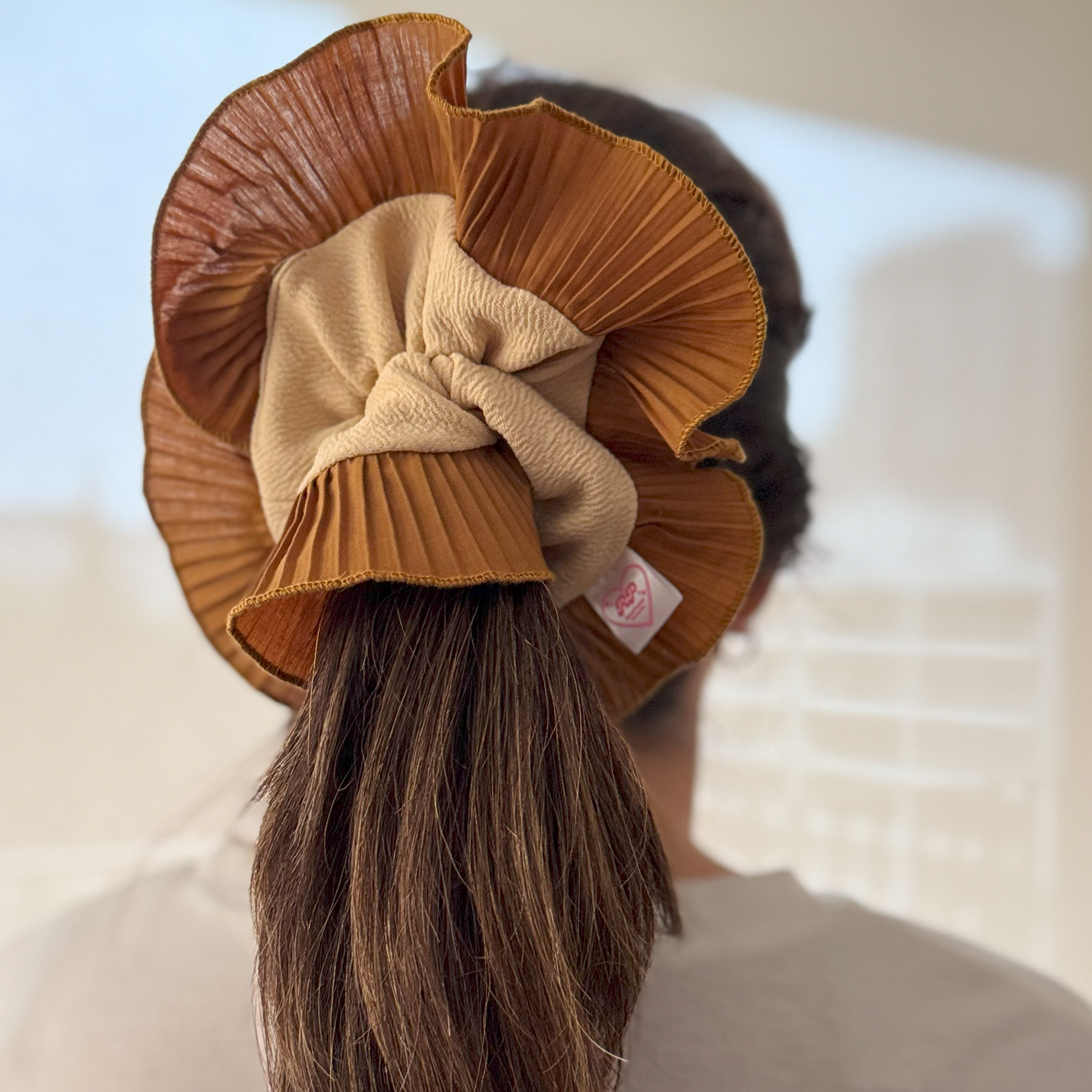 Scrunchies Rumba Doble Beige