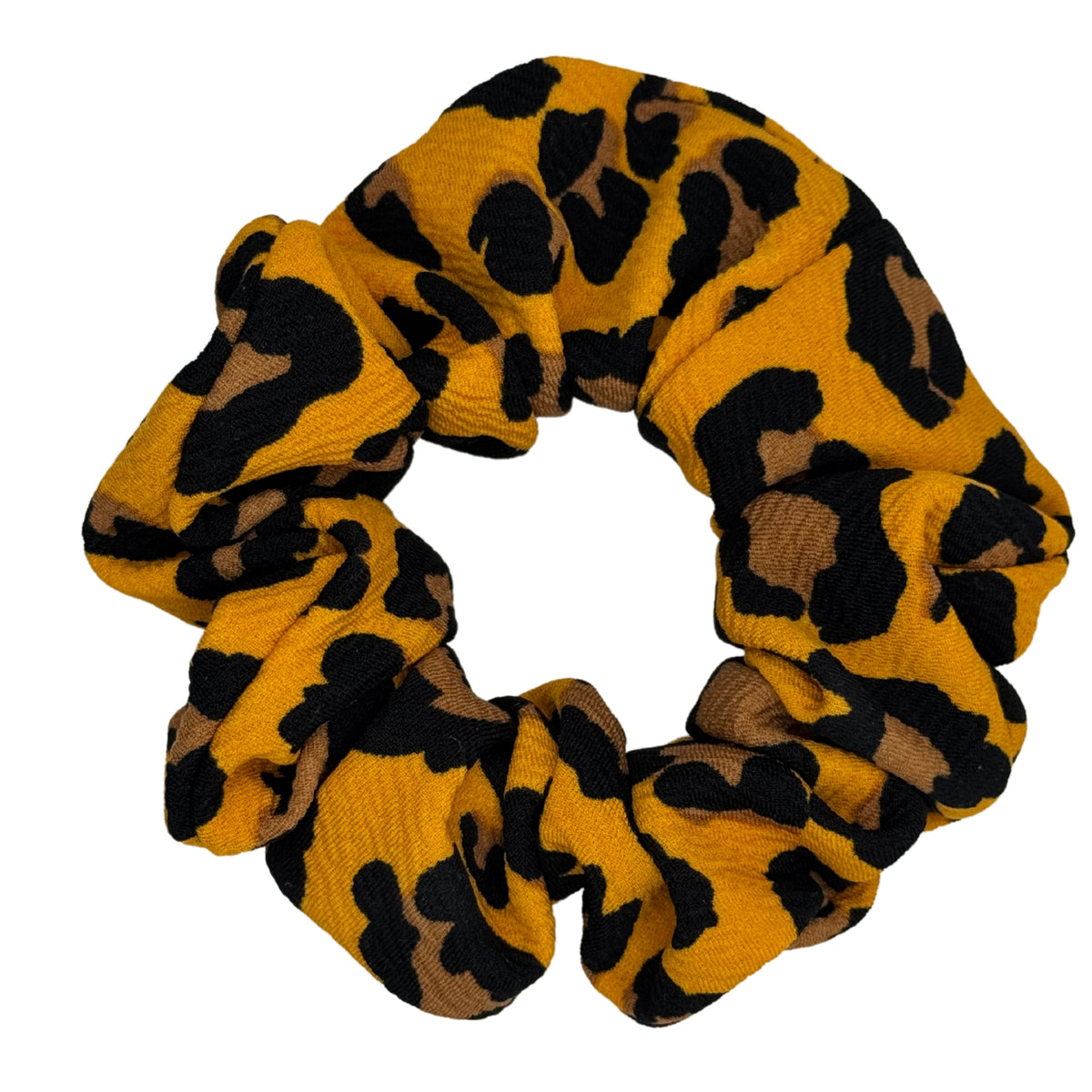 Scrunchies Colet Sofía amarillo y negro grande